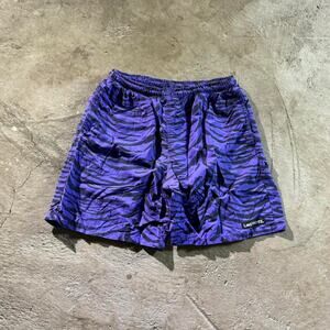 Vintage VTG 90’s Purple Tiger Print Shorts